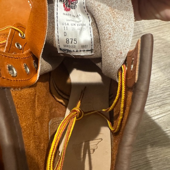 Red Wing Heritage 6” Moc Toe Oro Legacy Leather Boots 875 main image 11